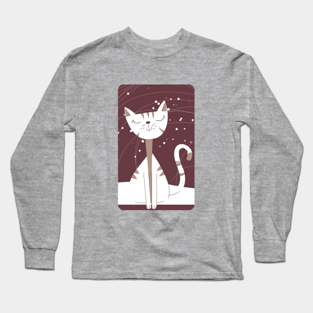 Kitty Cat Long Sleeve T-Shirt by Red Rov